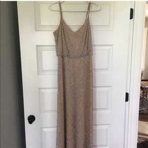 Adrianna Papell Embellished Blouson Gown